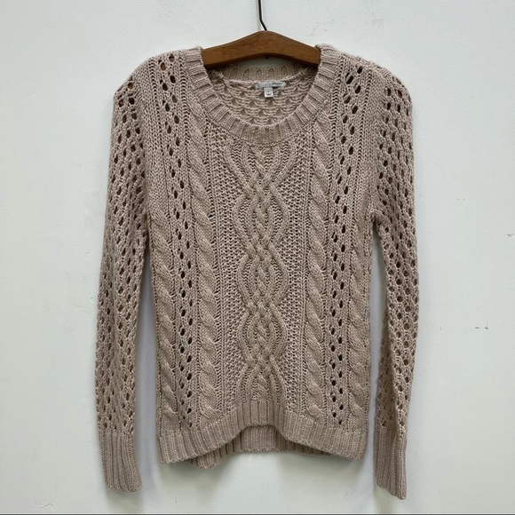 Halogen Cabled Sweater - Picture 1 of 6